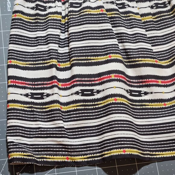 Maeve Anthropologie Zamirah Smocked Wide-Leg Pants Striped Pattern Small Size - Picture 6 of 15